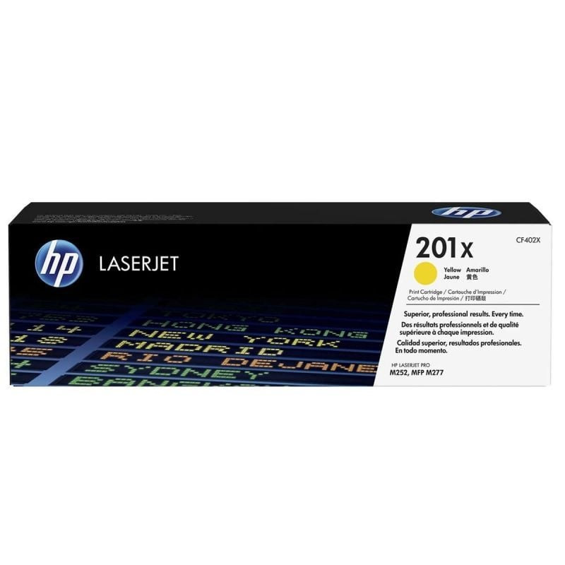 Tóner original hp nº201x xl alta capacidad/ amarillo